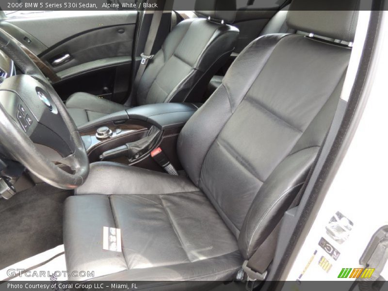 Alpine White / Black 2006 BMW 5 Series 530i Sedan