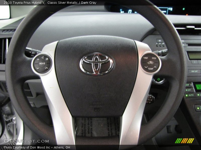 Classic Silver Metallic / Dark Gray 2010 Toyota Prius Hybrid V