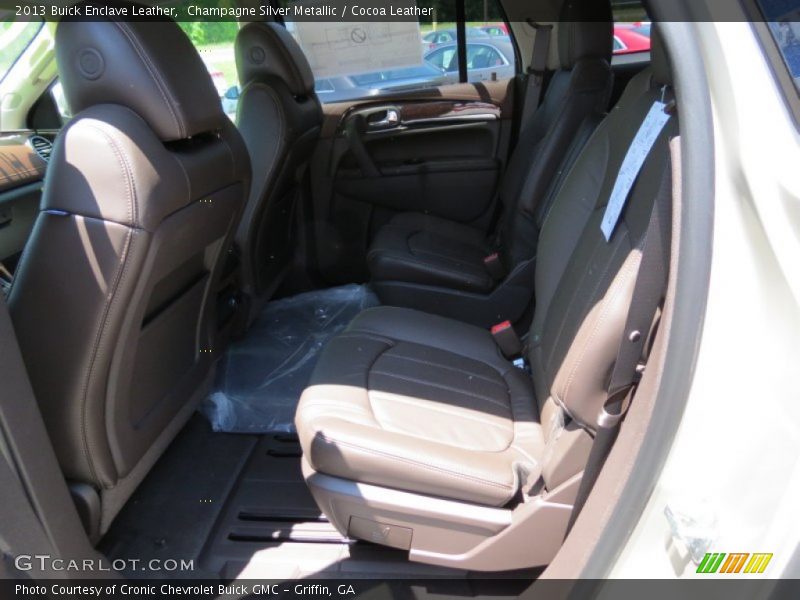 Champagne Silver Metallic / Cocoa Leather 2013 Buick Enclave Leather