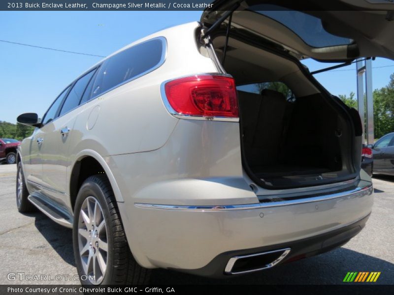Champagne Silver Metallic / Cocoa Leather 2013 Buick Enclave Leather