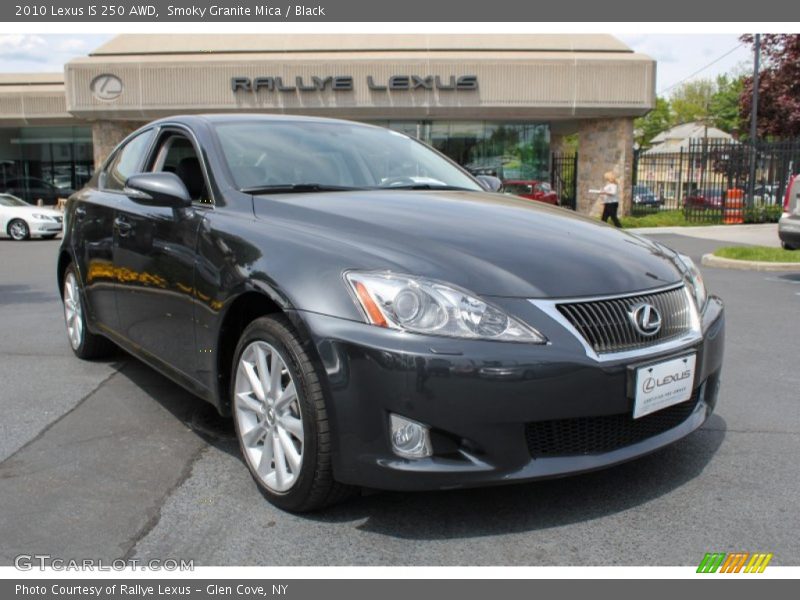 Smoky Granite Mica / Black 2010 Lexus IS 250 AWD