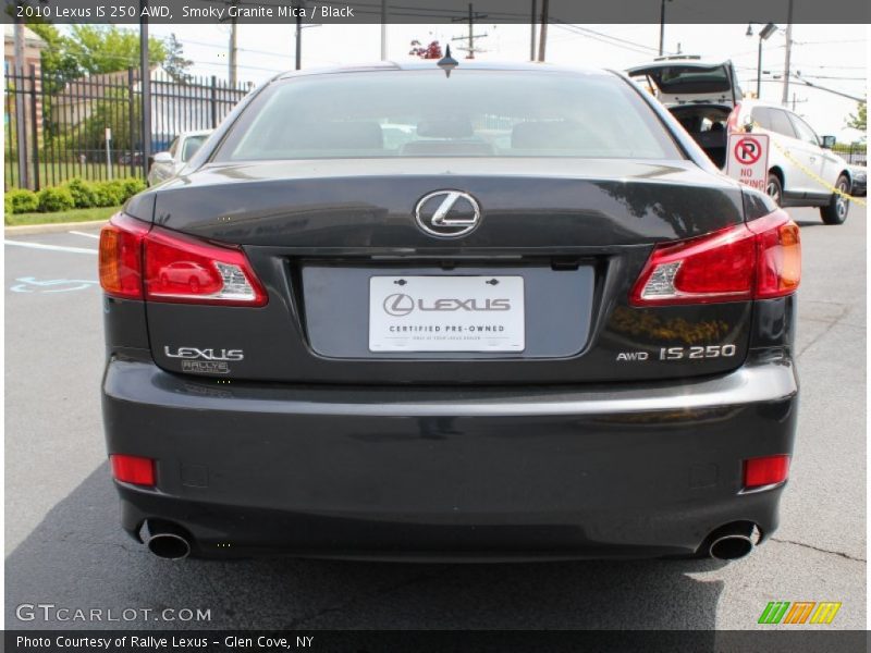Smoky Granite Mica / Black 2010 Lexus IS 250 AWD