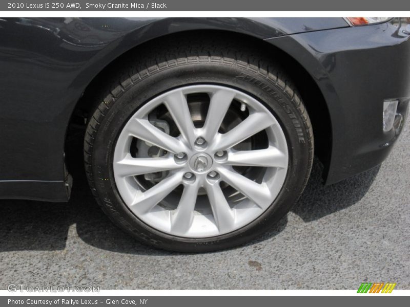 Smoky Granite Mica / Black 2010 Lexus IS 250 AWD