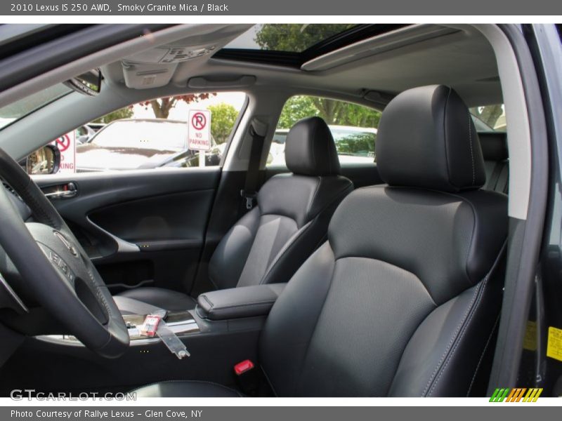 Smoky Granite Mica / Black 2010 Lexus IS 250 AWD
