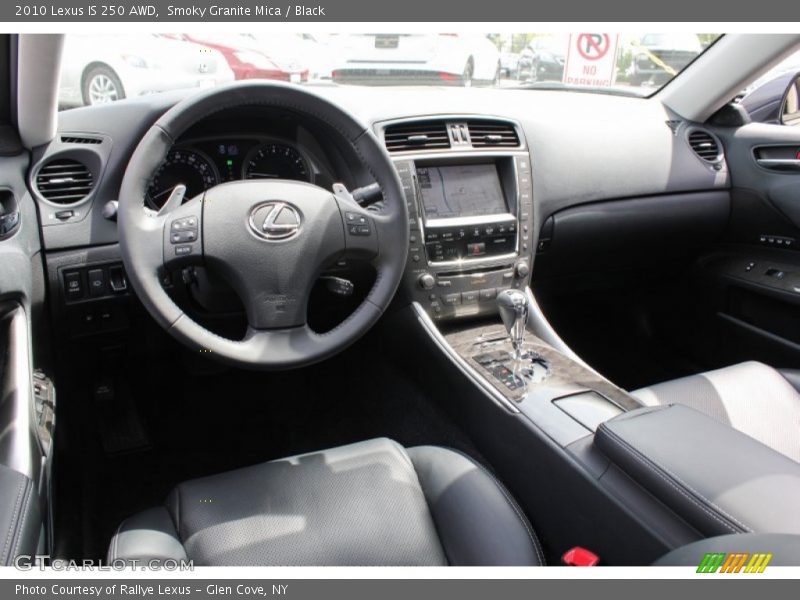 Smoky Granite Mica / Black 2010 Lexus IS 250 AWD