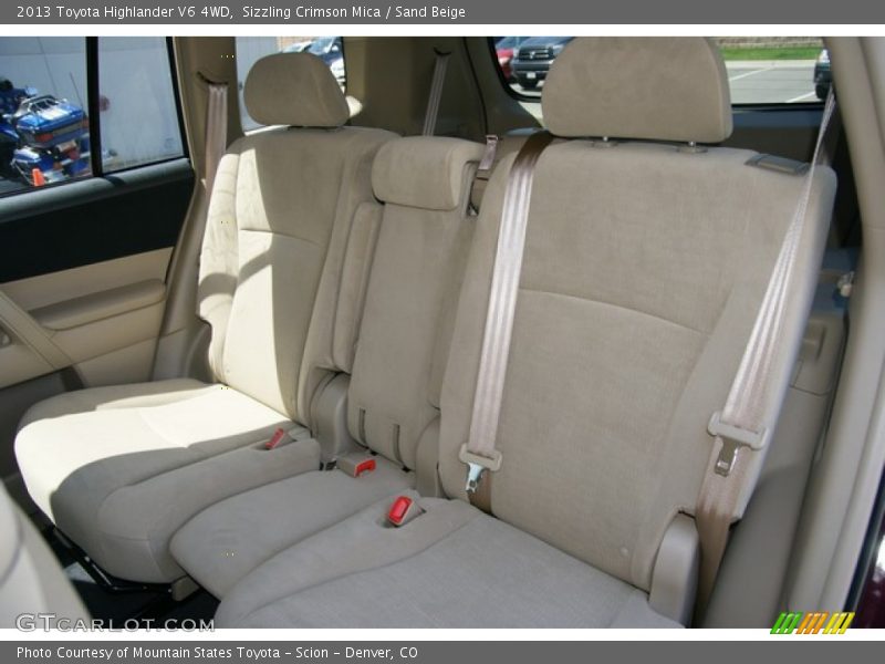 Sizzling Crimson Mica / Sand Beige 2013 Toyota Highlander V6 4WD