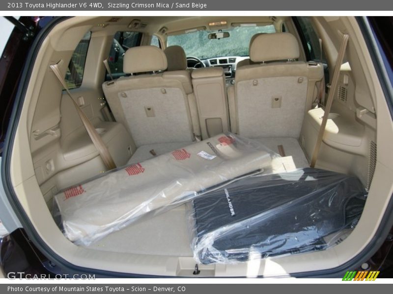 Sizzling Crimson Mica / Sand Beige 2013 Toyota Highlander V6 4WD