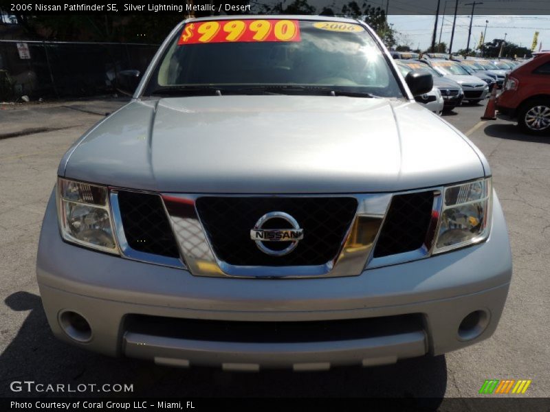 Silver Lightning Metallic / Desert 2006 Nissan Pathfinder SE