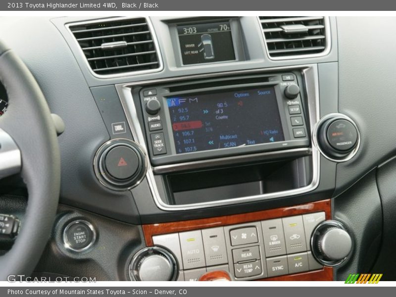 Black / Black 2013 Toyota Highlander Limited 4WD
