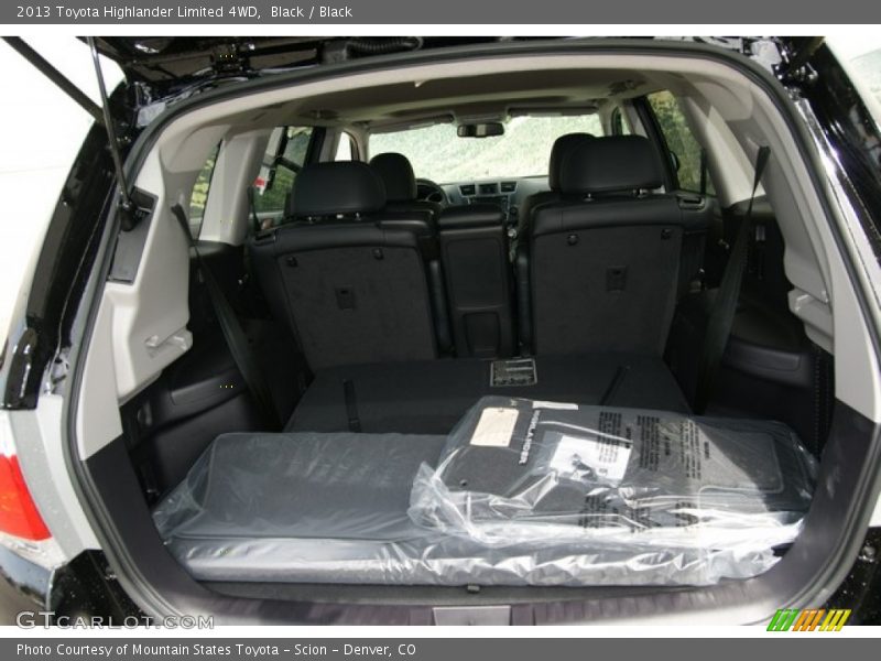 Black / Black 2013 Toyota Highlander Limited 4WD