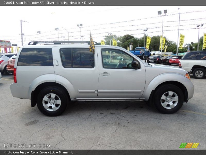 Silver Lightning Metallic / Desert 2006 Nissan Pathfinder SE