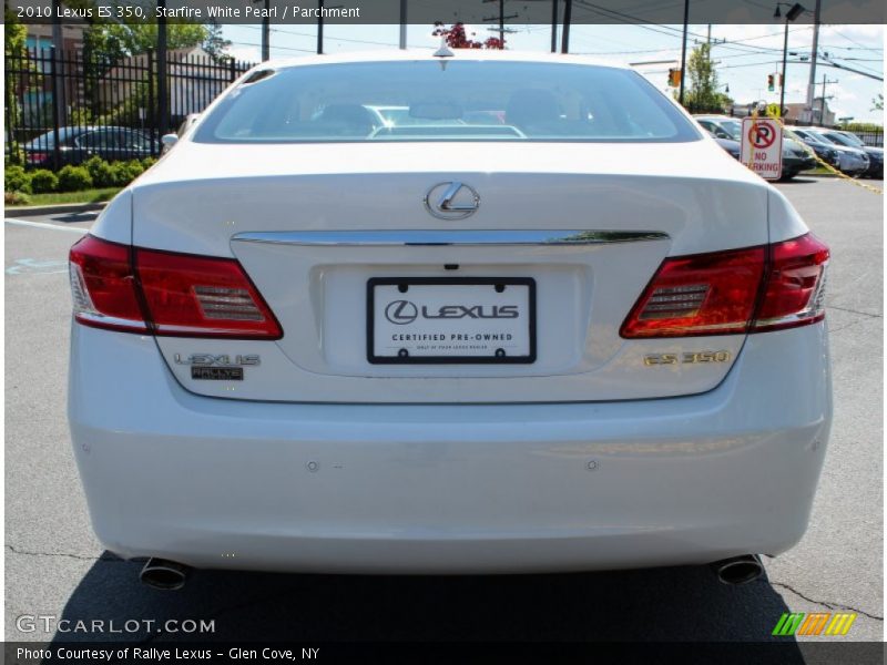 Starfire White Pearl / Parchment 2010 Lexus ES 350