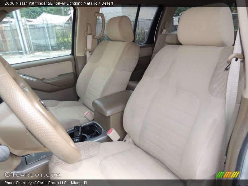 Silver Lightning Metallic / Desert 2006 Nissan Pathfinder SE