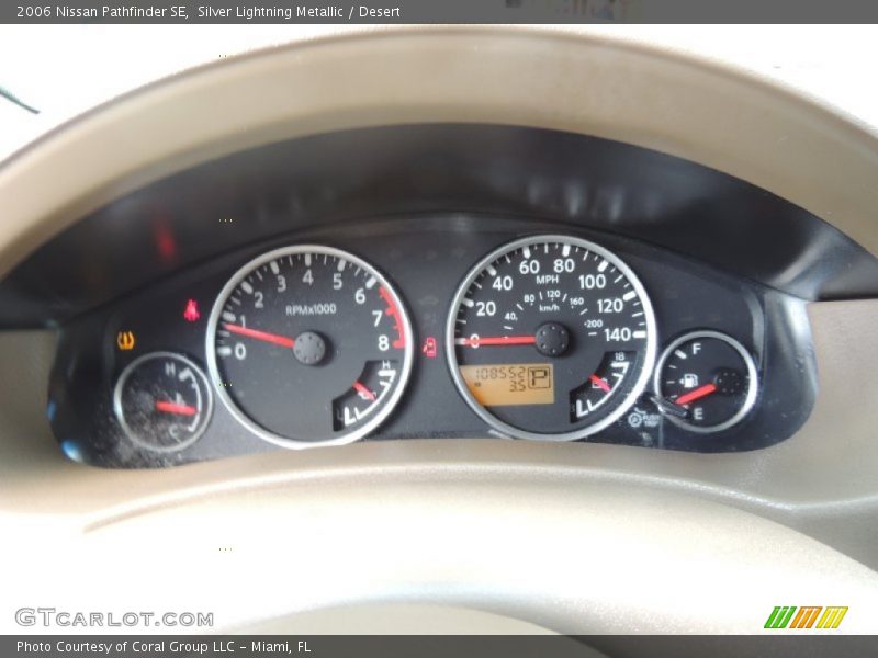 Silver Lightning Metallic / Desert 2006 Nissan Pathfinder SE