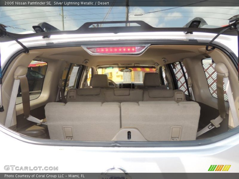 Silver Lightning Metallic / Desert 2006 Nissan Pathfinder SE