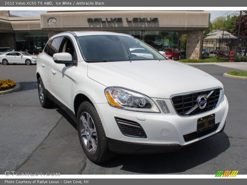 Ice White / Anthracite Black 2013 Volvo XC60 T6 AWD