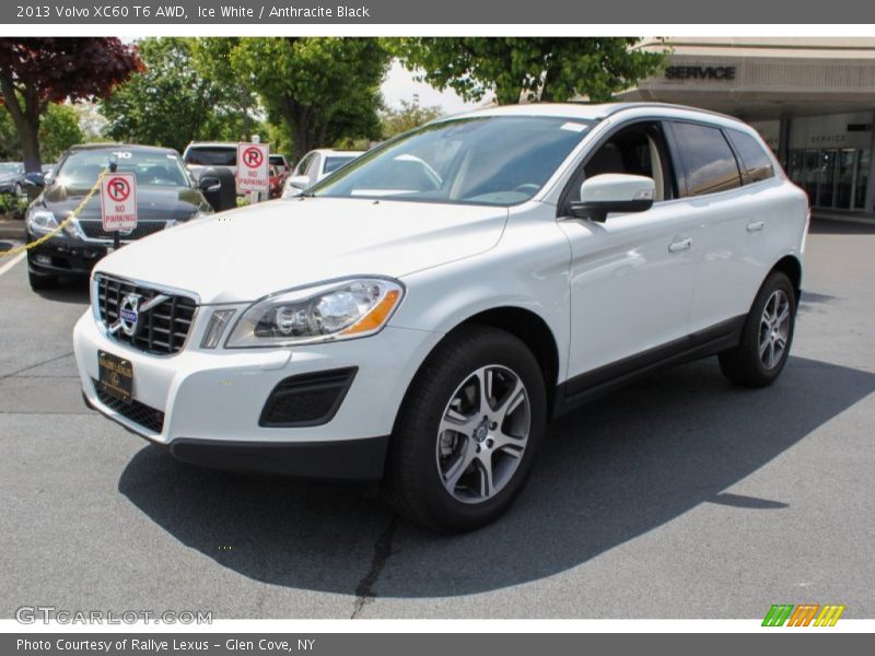 Ice White / Anthracite Black 2013 Volvo XC60 T6 AWD
