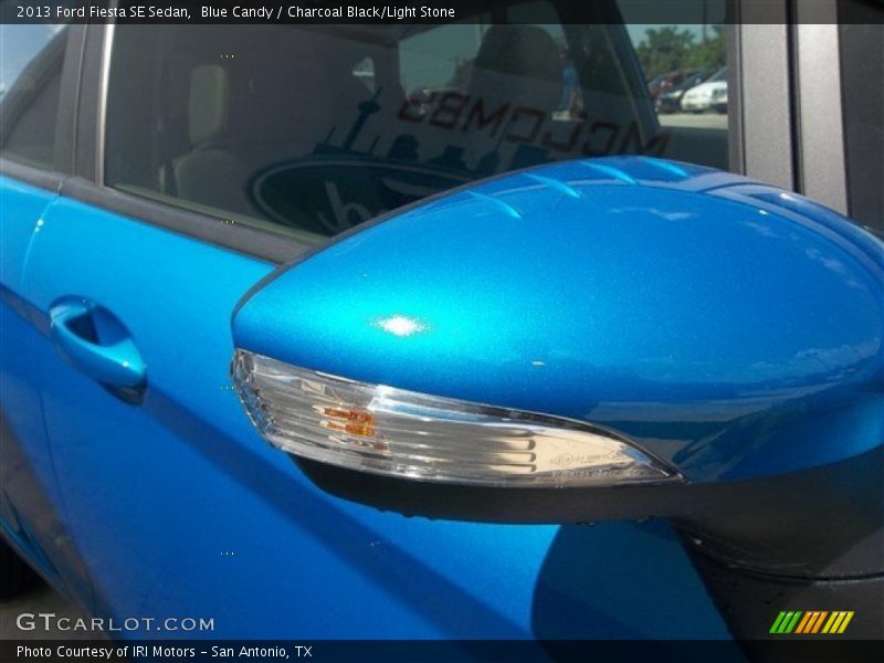 Blue Candy / Charcoal Black/Light Stone 2013 Ford Fiesta SE Sedan