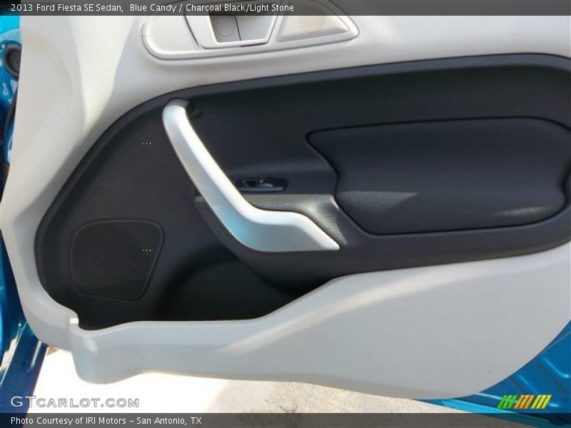Blue Candy / Charcoal Black/Light Stone 2013 Ford Fiesta SE Sedan