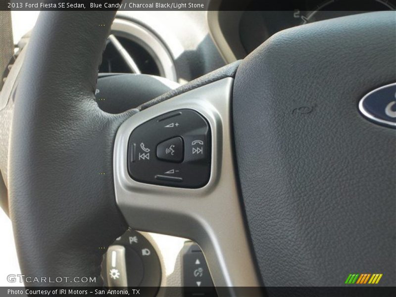 Blue Candy / Charcoal Black/Light Stone 2013 Ford Fiesta SE Sedan