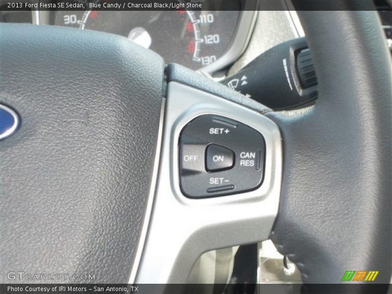 Blue Candy / Charcoal Black/Light Stone 2013 Ford Fiesta SE Sedan