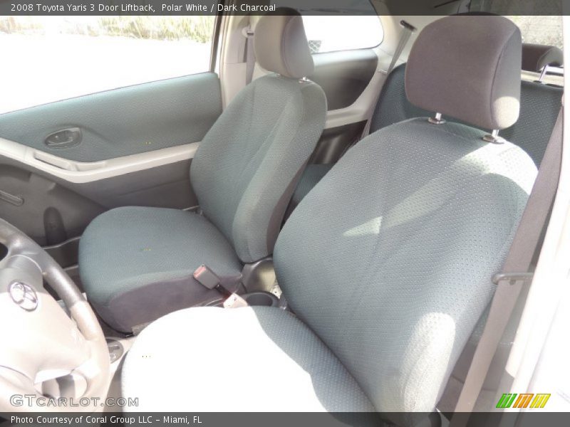 Polar White / Dark Charcoal 2008 Toyota Yaris 3 Door Liftback