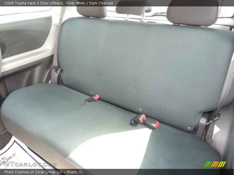 Polar White / Dark Charcoal 2008 Toyota Yaris 3 Door Liftback