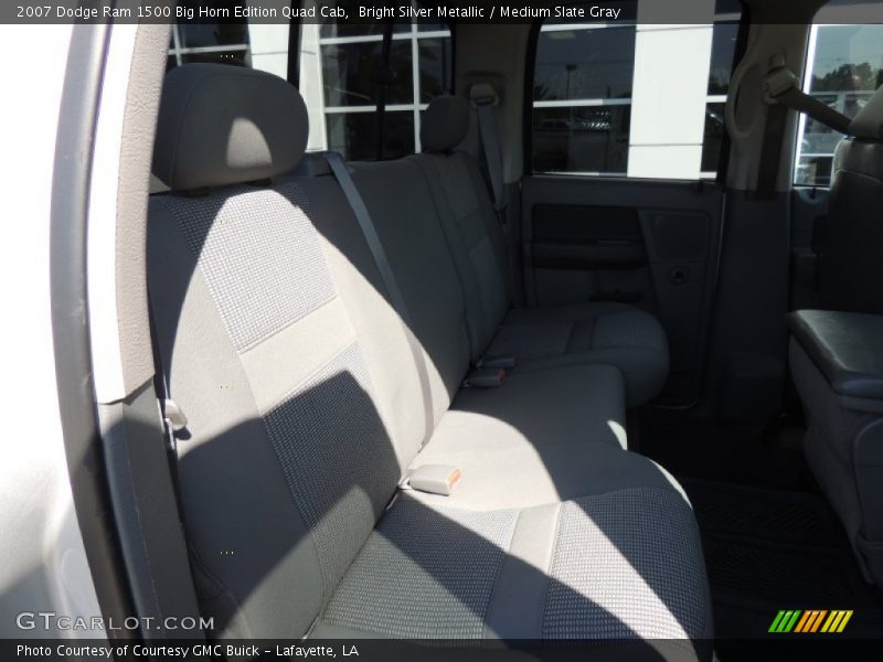 Bright Silver Metallic / Medium Slate Gray 2007 Dodge Ram 1500 Big Horn Edition Quad Cab