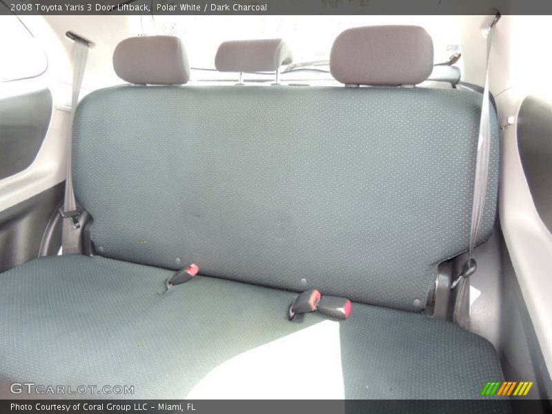 Polar White / Dark Charcoal 2008 Toyota Yaris 3 Door Liftback