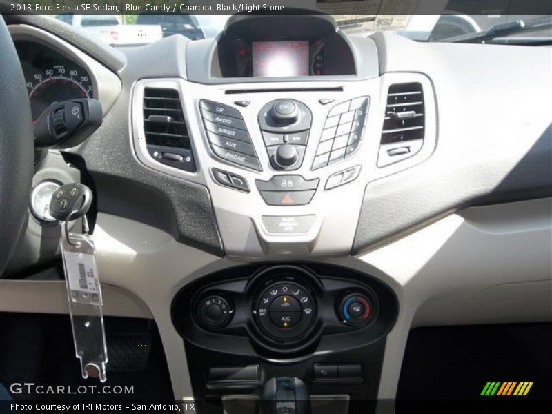Blue Candy / Charcoal Black/Light Stone 2013 Ford Fiesta SE Sedan