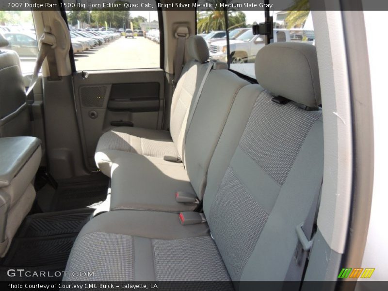 Bright Silver Metallic / Medium Slate Gray 2007 Dodge Ram 1500 Big Horn Edition Quad Cab