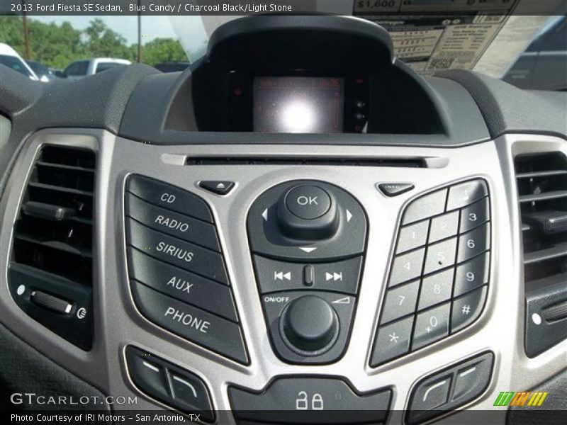 Blue Candy / Charcoal Black/Light Stone 2013 Ford Fiesta SE Sedan