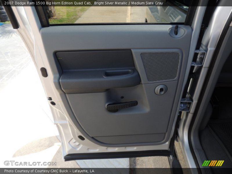 Bright Silver Metallic / Medium Slate Gray 2007 Dodge Ram 1500 Big Horn Edition Quad Cab