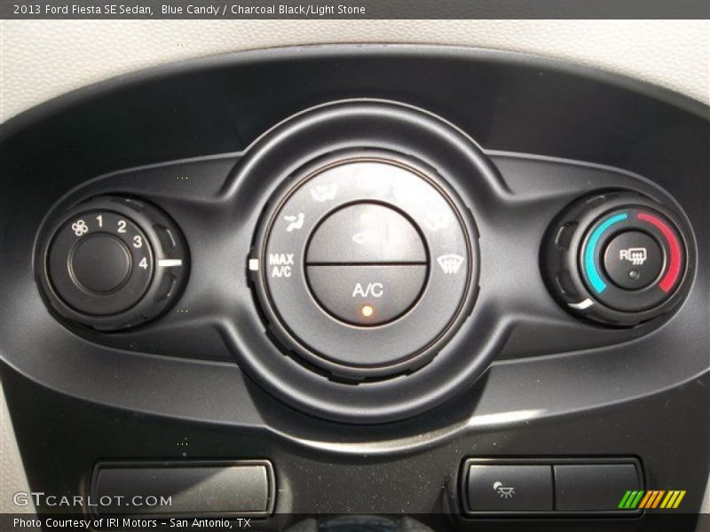 Blue Candy / Charcoal Black/Light Stone 2013 Ford Fiesta SE Sedan