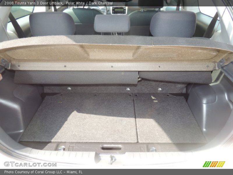 Polar White / Dark Charcoal 2008 Toyota Yaris 3 Door Liftback