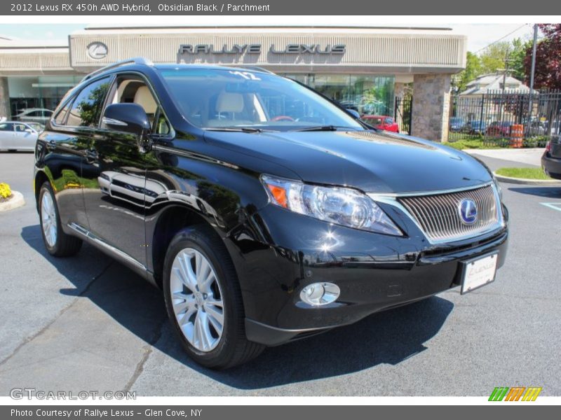 Obsidian Black / Parchment 2012 Lexus RX 450h AWD Hybrid