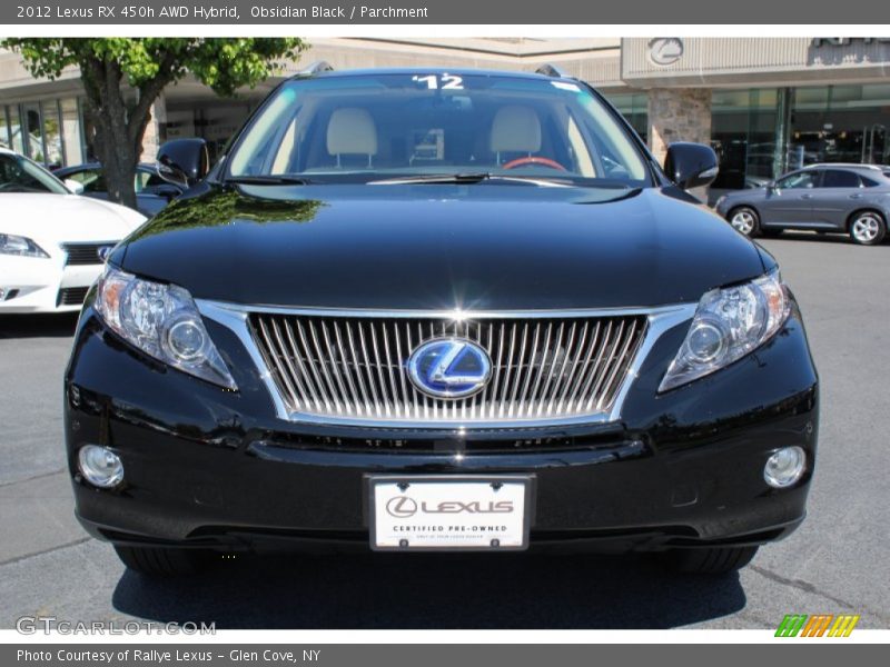 Obsidian Black / Parchment 2012 Lexus RX 450h AWD Hybrid