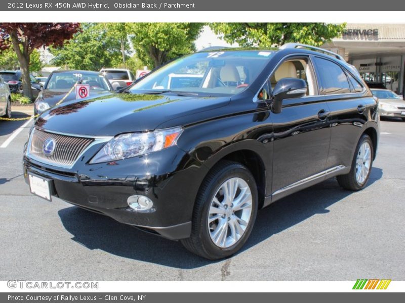 Obsidian Black / Parchment 2012 Lexus RX 450h AWD Hybrid