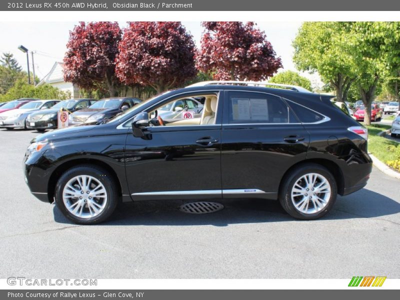 Obsidian Black / Parchment 2012 Lexus RX 450h AWD Hybrid