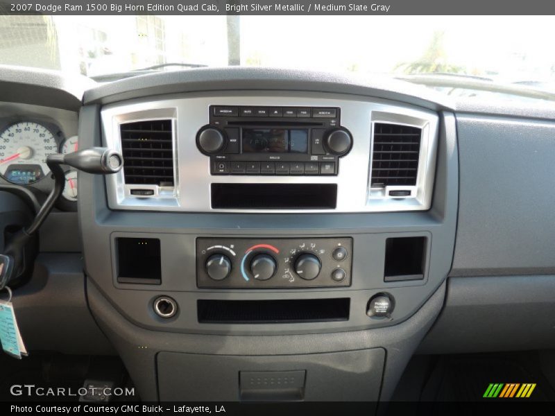 Bright Silver Metallic / Medium Slate Gray 2007 Dodge Ram 1500 Big Horn Edition Quad Cab