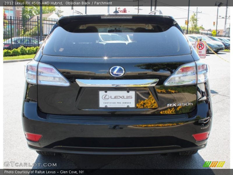 Obsidian Black / Parchment 2012 Lexus RX 450h AWD Hybrid