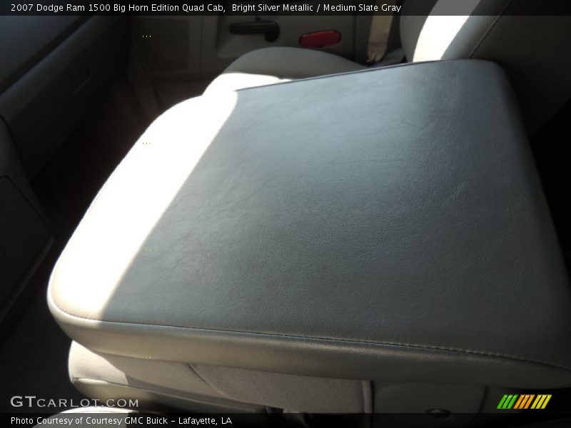 Bright Silver Metallic / Medium Slate Gray 2007 Dodge Ram 1500 Big Horn Edition Quad Cab