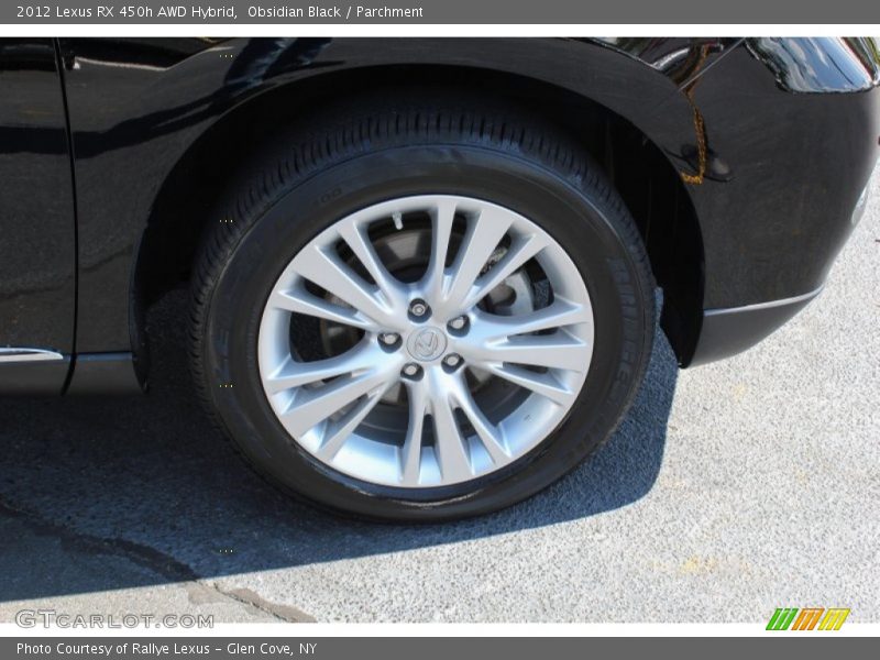Obsidian Black / Parchment 2012 Lexus RX 450h AWD Hybrid
