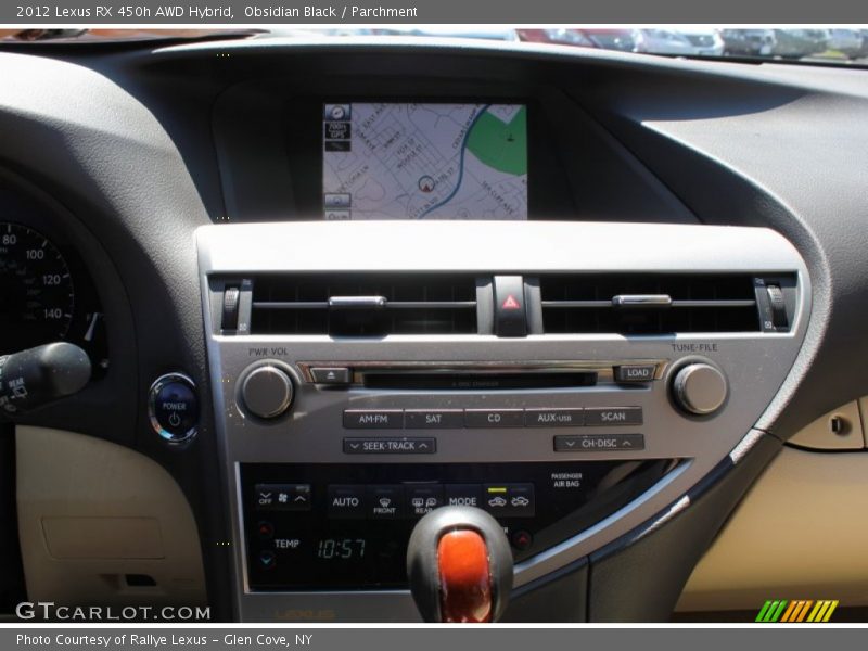 Obsidian Black / Parchment 2012 Lexus RX 450h AWD Hybrid