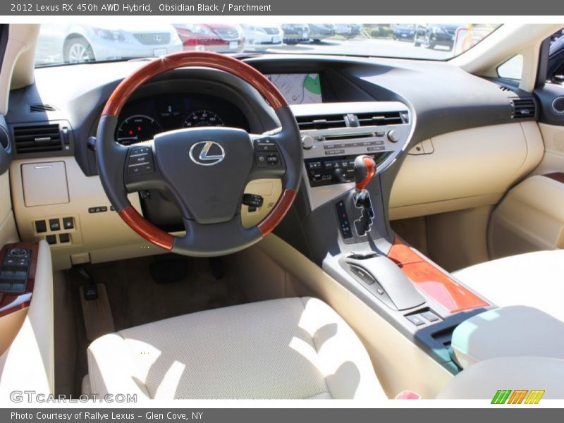 Obsidian Black / Parchment 2012 Lexus RX 450h AWD Hybrid