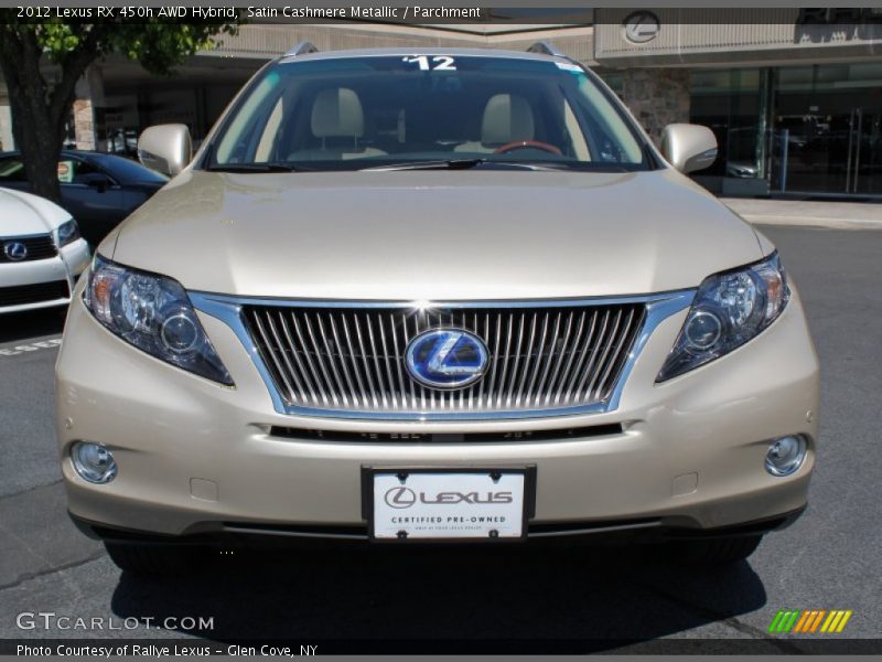 Satin Cashmere Metallic / Parchment 2012 Lexus RX 450h AWD Hybrid