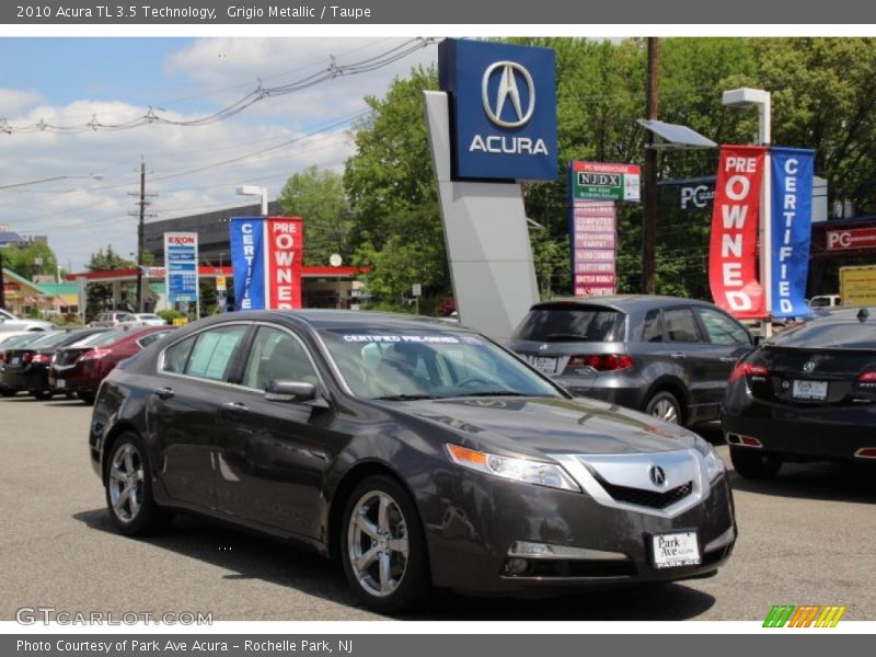 Grigio Metallic / Taupe 2010 Acura TL 3.5 Technology