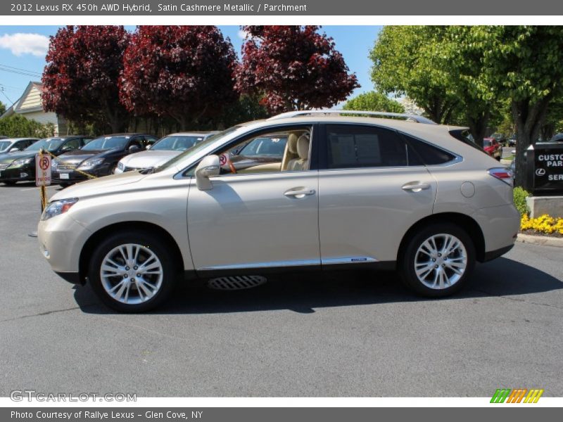 Satin Cashmere Metallic / Parchment 2012 Lexus RX 450h AWD Hybrid