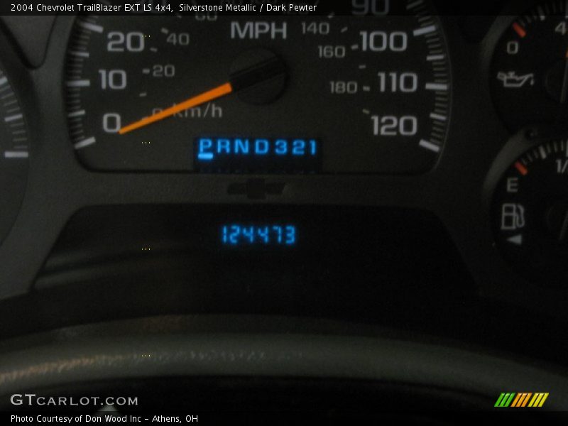 Silverstone Metallic / Dark Pewter 2004 Chevrolet TrailBlazer EXT LS 4x4