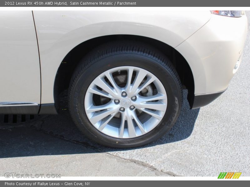 Satin Cashmere Metallic / Parchment 2012 Lexus RX 450h AWD Hybrid